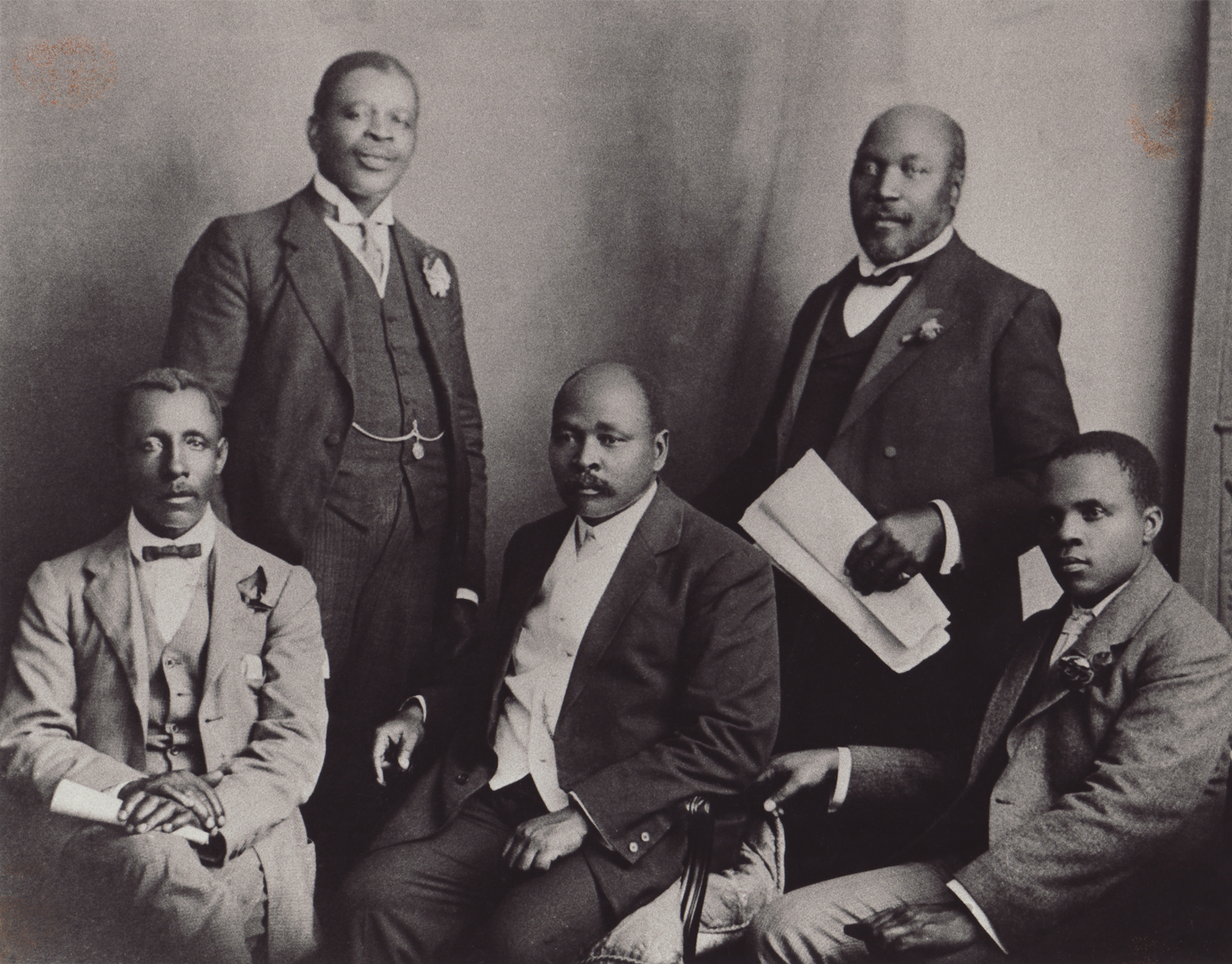 <p>In response to the Union’s trend towards exclusionary legislation, black intelligentsia found the South African Native National Congress — the forerunner of the ANC. The following year, the SANNC will vigorously oppose the passing of the Natives Land Act, which will seek to dispossess black South Africans of 90% of their land.</p>